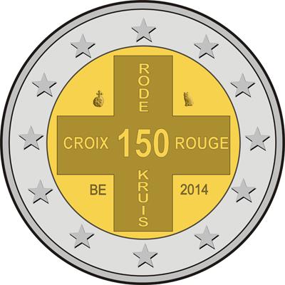 150 years of the Belgian Red Cross coin