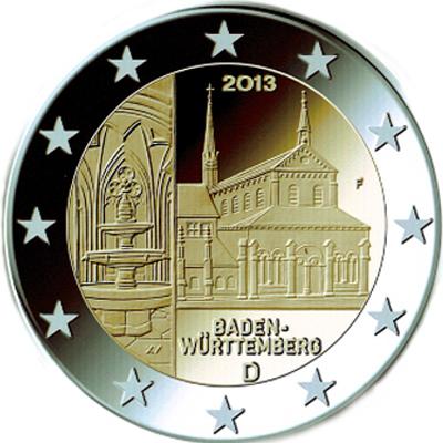 Baden-Württemberg from the "Lander"-series coin