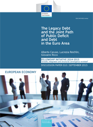 The Legacy Debt and the Joint Path of Public Deficit and Debt in the Euro Area
