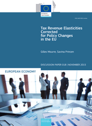 Tax Revenue Elasticities Corrected for Policy Changes in the EU