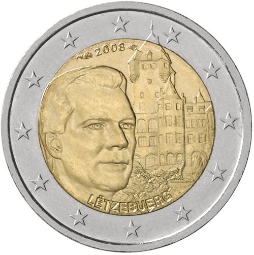 Grand-Duke Henri and his official residence ‘Château de Berg’ coin