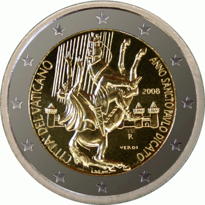 2008, The Year of Saint Paul coin