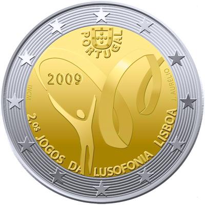 2nd Lusophone Games coin