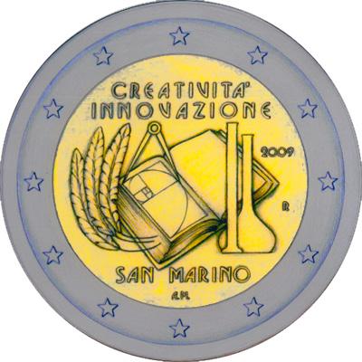 European Year of Creativity and Innovation coin