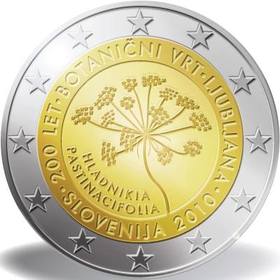 Ljubljana's Botanical Garden coin
