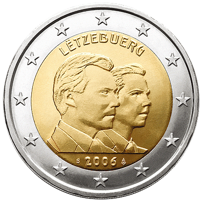 25th birthday of Grand Duke Guillaume, heir to the throne coin