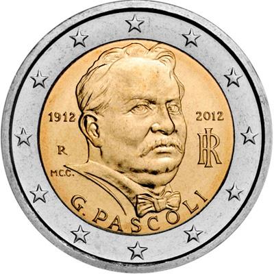 100th anniversary of the death of Giovanni PASCOLI coin