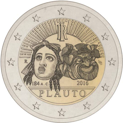 2200th Anniversary of the death of Tito Maccio Plauto coin