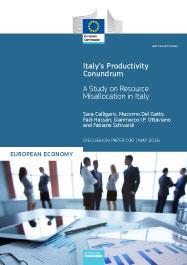 Italy’s Productivity Conundrum. A Study on Resource Misallocation in Italy