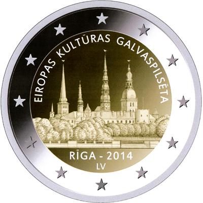 Riga – European Capital of Culture 2014 coin