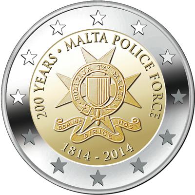 200 years of Malta Police Force coin