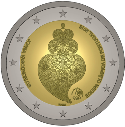 Portuguese Team participating in the Olympic Games – Rio 2016 coin