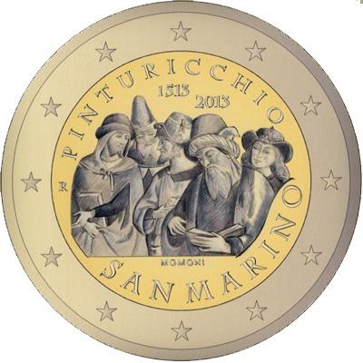 500th anniversary of the death of the Italian painter Pinturicchio coin