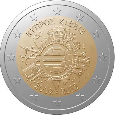 10 years of euro cash - Cyprus