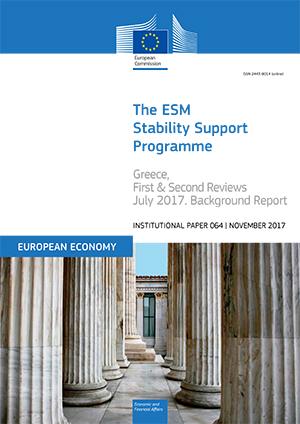 The ESM Stability Support Programme for Greece, First and Second Reviews – July 2017. Background report