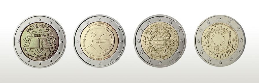 The other side of the euro coin Commemorative designs united in