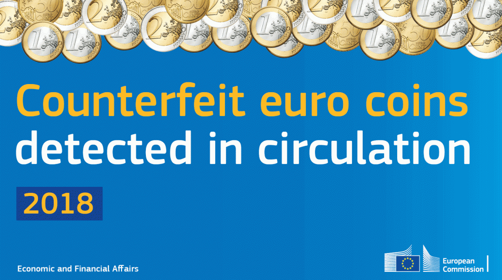 Status on euro coin counterfeiting in 2018