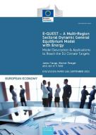 E-QUEST - A Multi-Region Sectoral Dynamic General Equilibrium Model with Energy: Model Description and Applications to Reach the EU Climate Targets