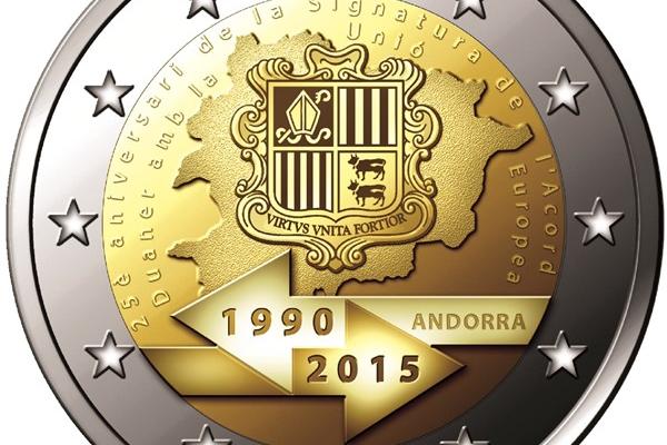 25th anniversary of the Signature of the Customs Agreement with the European Union coin
