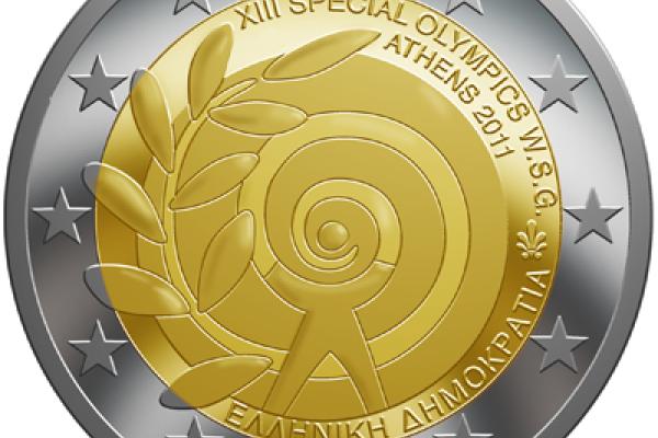 e organization of World Games SPECIAL OLYMPICS – ATHENS 2011 coin