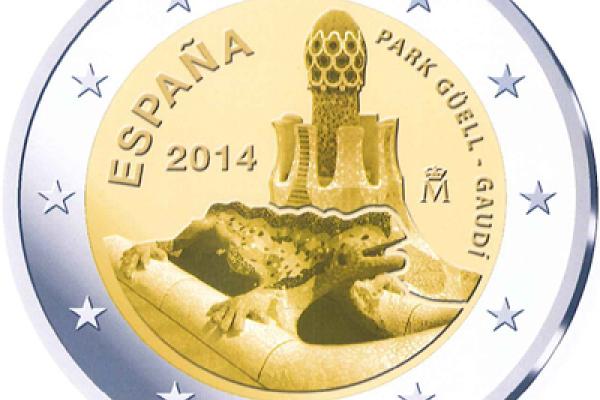 UNESCO's World Cultural and Natural Heritage Sites – Park Guell coin
