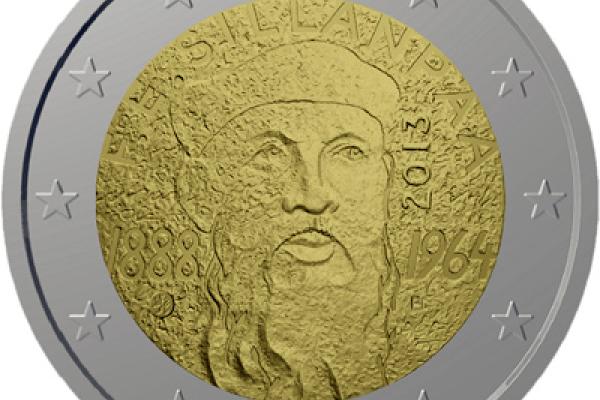The 125th anniversary of the birth of Nobel Prize winning author F. E. SILLANPÄÄ coin