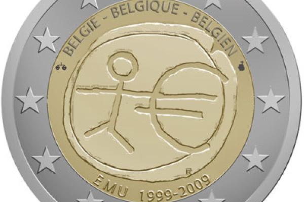 Ten years of economic and monetary union (EMU) and the birth of the euro - Belgium coin