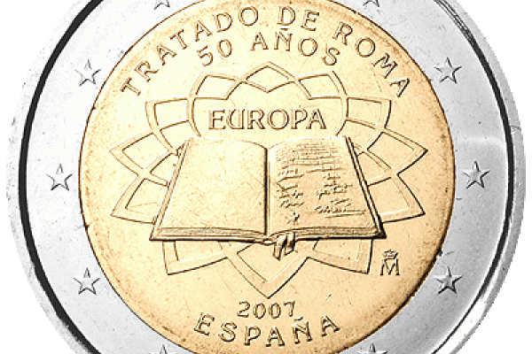 50th anniversary of signing of the Treaty of Rome - Spain coin
