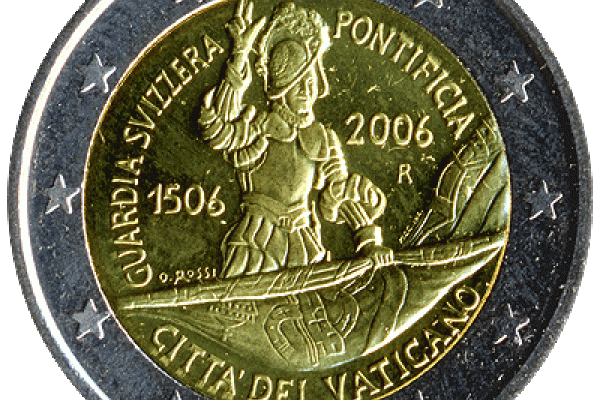 5th centenary of the Pontifical Swiss Guard coin