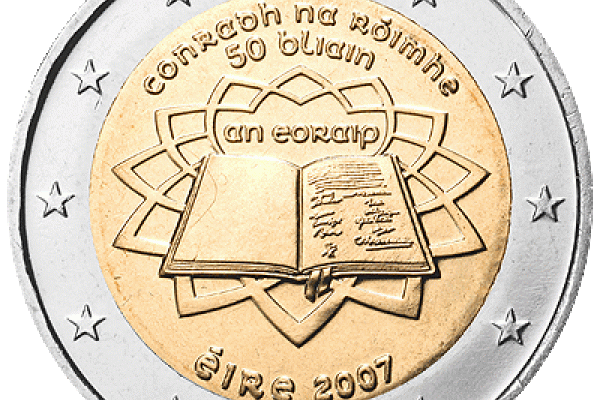 50th anniversary of signing of the Treaty of Rome - Ireland coin