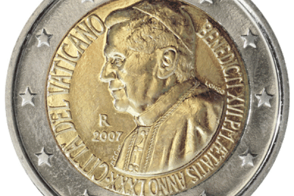 80th birthday of His Holiness Benedict XVI coin