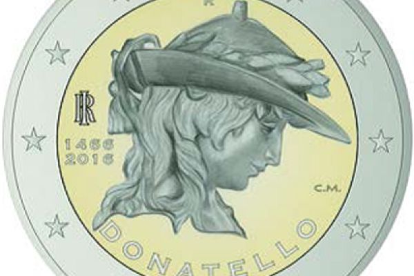 550th Anniversary of the death of Donatello coin