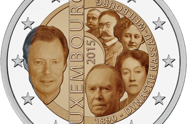 125th anniversary of the House of Nassau-Weilburg coin