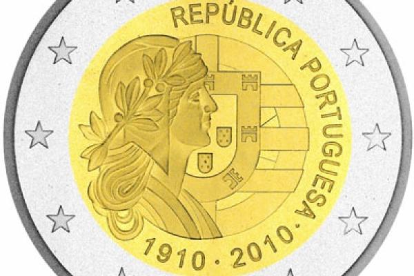 100th anniversary of the Portuguese Republic coin