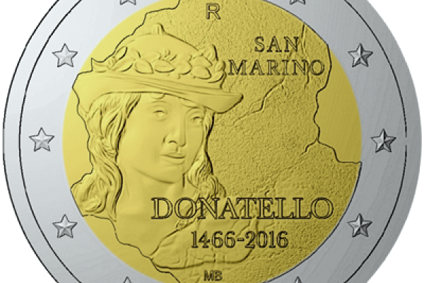 550th anniversary of the death of Donatello coin