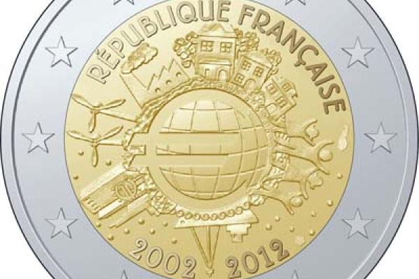 10 years of euro cash - France coin