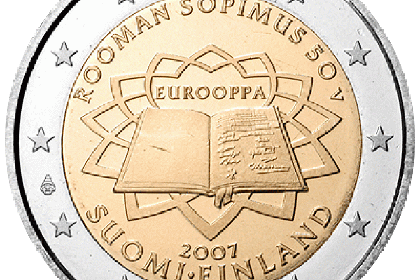 50th anniversary of signing of the Treaty of Rome - Finland coin