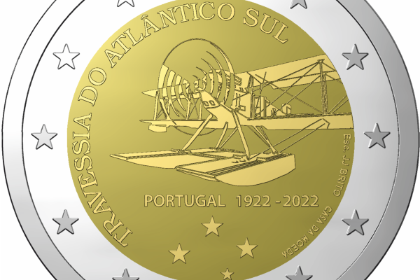 The 100th anniversary of the crossing the South Atlantic Ocean by air, achieved in 1922 by Gago Coutinho and Sacadura Cabral
